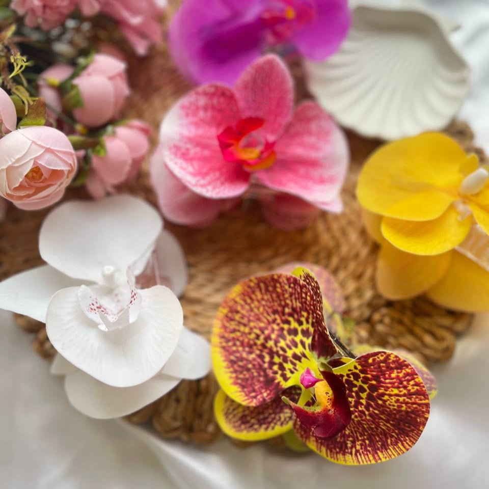 Orchid Claws/Clutchers #OrchidHairClip
#FlowerHairClip
#FloralHairAccessories
#OrchidClutcher
#HairClawClip