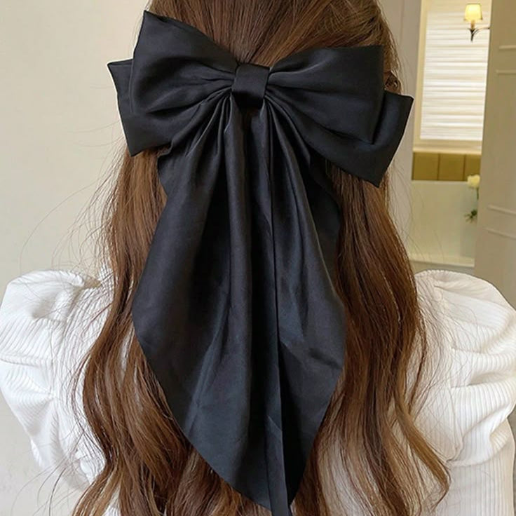 1pc_Women_s_Large_Black_Satin_Bow_Hair_Clip_Fashionable_Retro_Hair_Accessory_Suitable_For_Daily_Wear_And_Clothing_Matching #ShopWithUs #OnlineShoppingIndia #tivra #tivracreation #ShopOnlineNow #AffordableAccessories #ShopTheLook #TivraCreation #MadeInIndiaAccessories #AmazonFinds #FlipkartFinds #ShopifyStore #TikTokMadeMeBuyIt #InstagramMadeMeBuyIt #ViralHairClip #YouTubeShopping