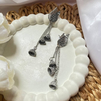 Indigo TIVR CREATION Peacock Earrings #Instagram #tiktok #youtube #TivraCreationPeacock  #peacockdesign  
#peacockinspired  
#peacockfashion  
#traditionalearrings  
#festivejewellery  
#bridaljewellery  
#oxidisedearrings  
#mattejhumkas  
#jewellerybrand  
#onlinestoreindia  
#TivraCreationEarrings  
#JunoPeacockEarrings  
#PeacockEarringsByTivra  
#TivraCreationJewellery  