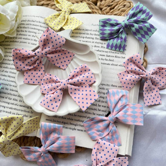 Polka Dots Bow Hairclips #PolkaDotHairClip
#BowHairClip
#PolkaDotsBow
#CuteBowClips
#PolkaClip
#BowAccessories
#TivraBows