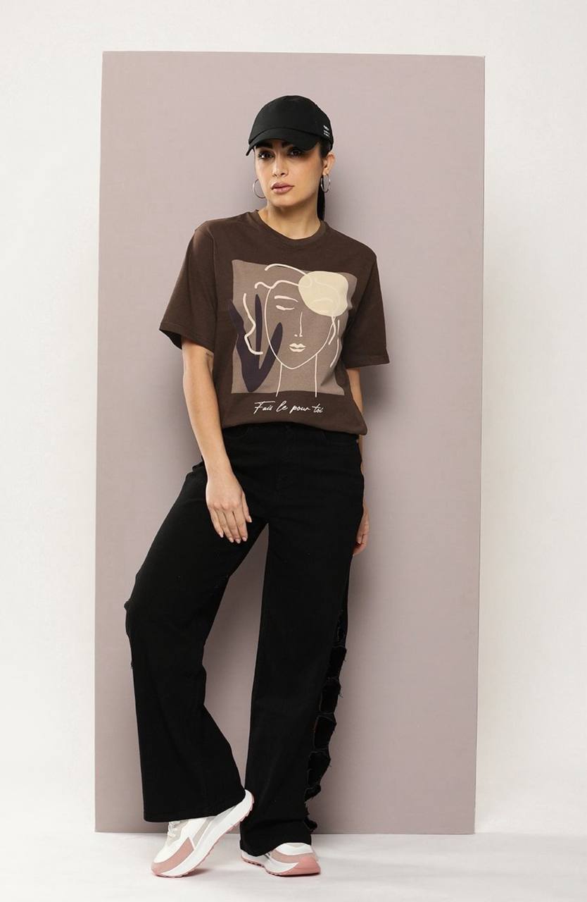 #PureCottonTshirt #tivracreation #tivra
#OversizedGraphicTee
#PrintedTshirtLove
#ComfortWear
#EverydayStyle
#UnisexStyle
#SoftCotton
#BreathableFabric
#OversizedFit