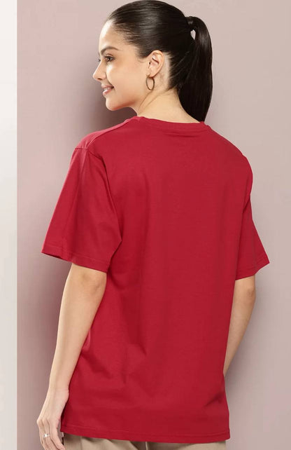 Tivra Creation Peace Love T-shirt #MaroonTshirt #PeaceLoveTshirt #GraphicOversizeTshirt #tivra 
#tivracreation #MaroonOutfit #PeaceLoveVibes #PeaceLoveStyle #CasualOversizeTshirt #PeaceLover #MaroonStreetStyle