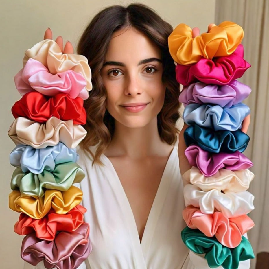 XXL Satin Scrunchies