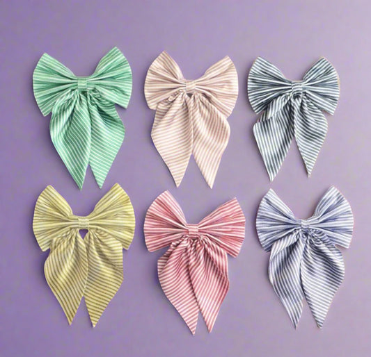 Candy Bow Pigtail Hairclips