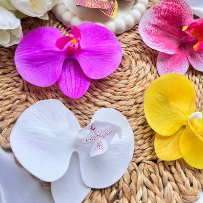 White Pink Blue Orchid Flower Hairclips #MadeInIndia

#SupportIndianBrands

#HandcraftedWithLove

#IndianAccessories

#VocalForLocal

