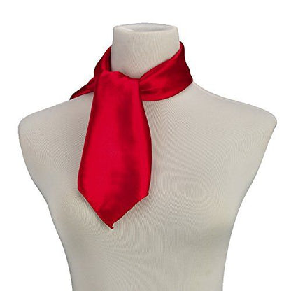 Small Square satin silk scarf (Neckerchief)