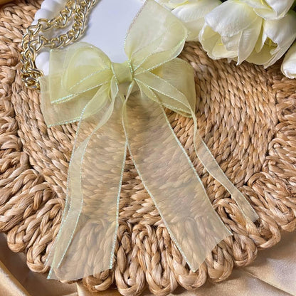 Pastel Mist Bow Hair Clips